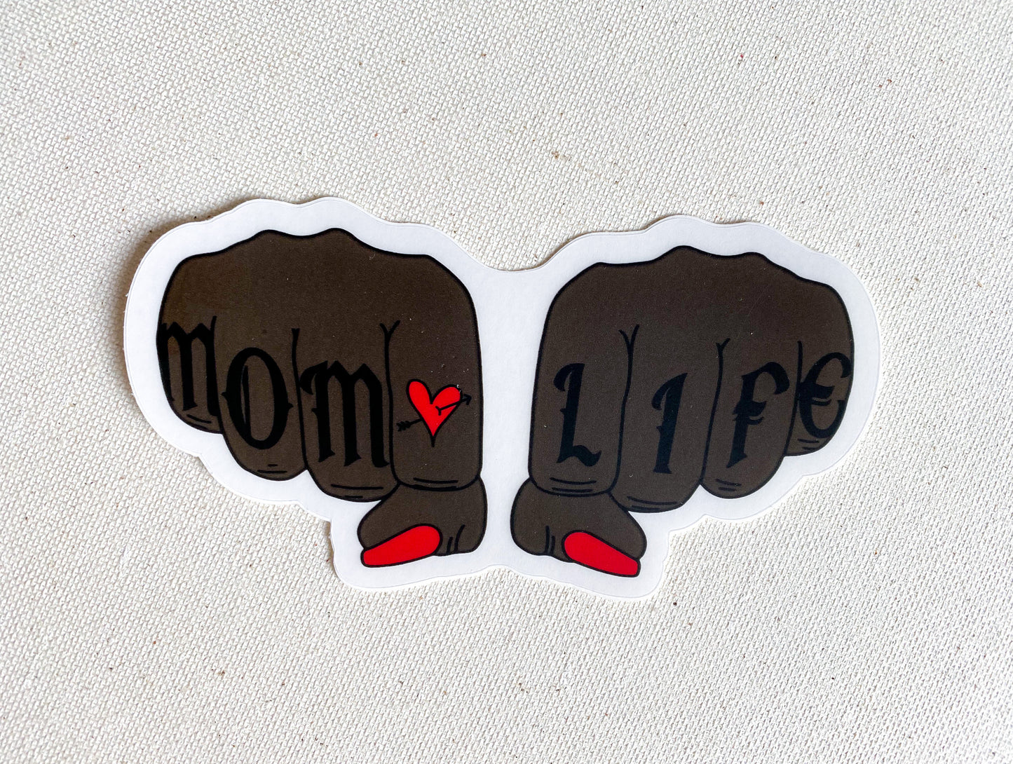 MOM LIFE (clear) Sticker