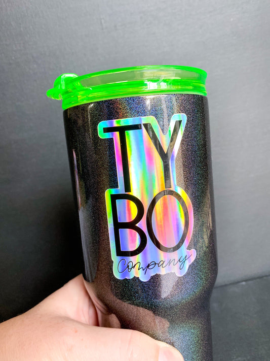 Ty Bo Company Holographic Sticker