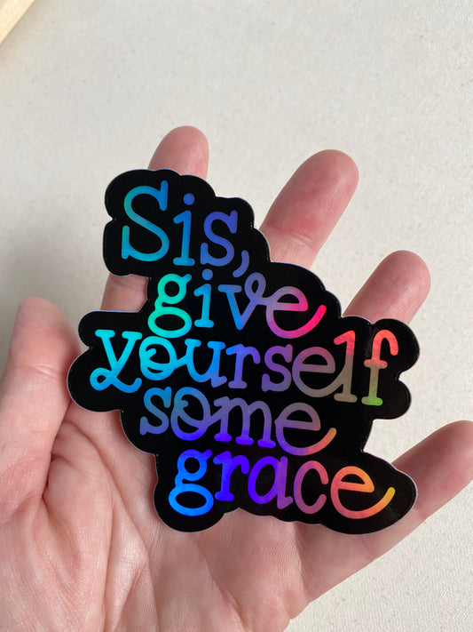 Sis… Holographic Sticker